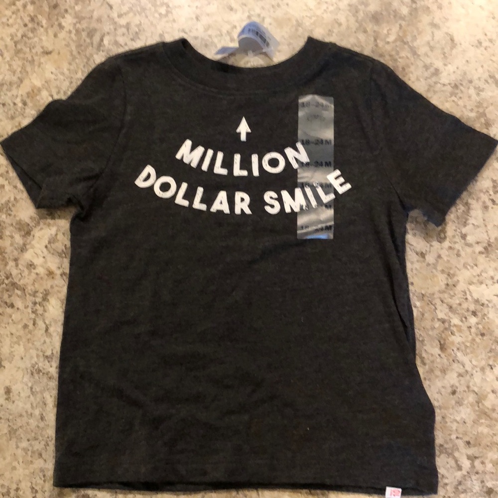 NWT 18-24 m T-shirt “Million Dollar Smile” Old Navy